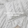 2-3 Pcs Tufted Boho Comforter Set Bed Set GentleSoft Farmhouse Shabby Chic Embroidery Bedding - 4 of 4