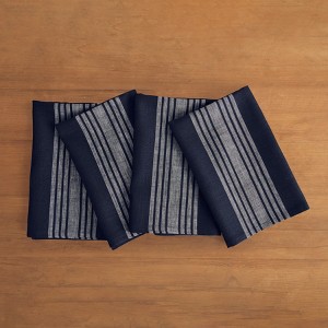 Solino Home Striped Linen Dinner Napkins | Farmhouse - 1 of 4