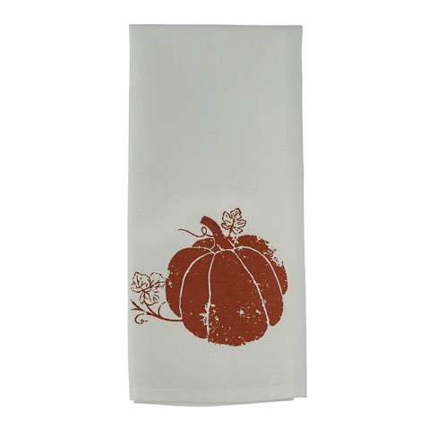 Split P Pumpkin Foil Printed Dishtowel Set of 2 - image 1 of 3