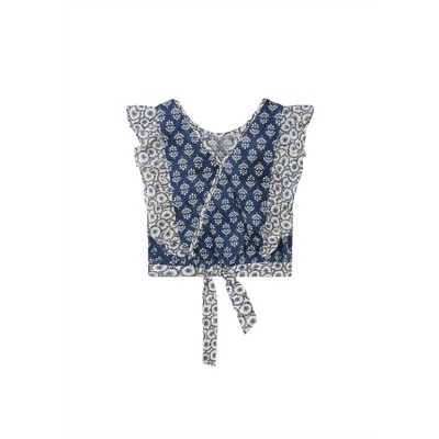 Girl's Ruffled Cotton Blouse - Mayoral