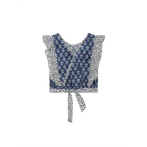 Girl's Ruffled Cotton Blouse - Mayoral - 1 of 3