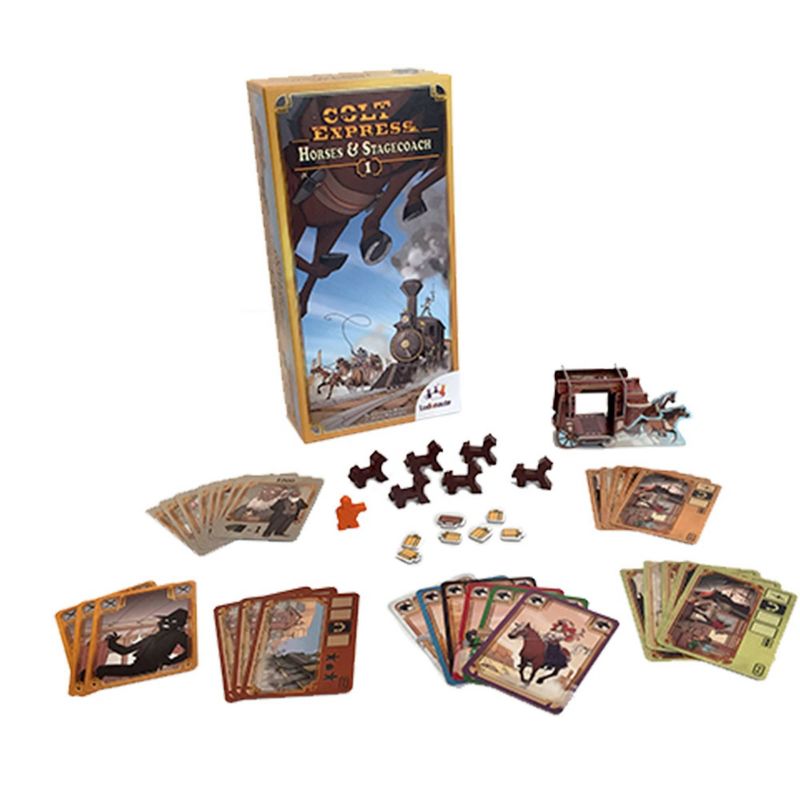 Colt Express Horses and Stagecoach Board Games, 4 of 6