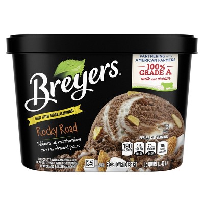Breyers Rocky Road Ice Cream Dessert - 48oz