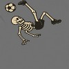 Rerun Island Men Skeleton Soccer Kick Short Sleeve Graphic Cotton T-Shirt - 2 of 4