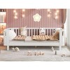 Sapphtopaz Bed Frame Wood Low Profile Platform Bed, Bed with Rails for Girls and Boys, Bedroom Furniture, No Box Spring Needed - 3 of 4