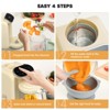 Chefhandy 5-in-1 Baby Food Maker | Auto Steam, Cook & Grind Blender | with Baby Bottle Warmer & 6 BPA-Free Pouches | Touch Screen Control, Yellow - 3 of 4