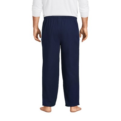 Lands' End Men's Big And Tall Flannel Pajama Pants 3x Big Tall Deep Sea Navy Target