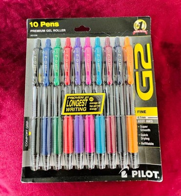 G2 8pk Gel Pen Fine Multicolored Ink : Target