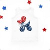 The Juniper Shop 4th Of July Balloon Dog Toddler Tank - 2 of 4