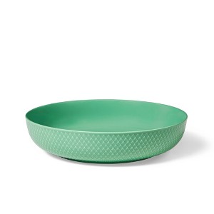 DANMARK LYNGBY Color Serving Bowl, Handmade Porcelain - Dishwasher Safe, Classic Rhombe Pattern, Mix and Match Collection - 1 of 4