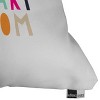 Hello Sayang 'You Make My Heart Go Boom Boom' Square Throw Pillow White/Red/Yellow - Deny Designs - 3 of 4