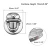 Unique Bargains Decorative DIY Handbag Purse Making Turn Lock Clasps 4 Pcs - 2 of 4