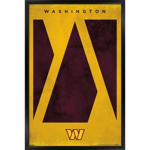 Trends International NFL Washington Commanders - Logo 25 Framed Wall Poster Prints - 1 of 4
