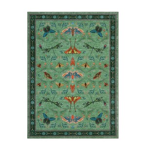 Garvee Insect Washable Rugs for Living Room Bedroom Ultra-Thin Non Slip Dining Room Soft Area Rug Stain Resistant Large Carpet for Office Nursery - 1 of 4