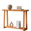Kings Brand Emma Narrow Console Table with Shelf – Ideal for Entryway, Sofa, Hallway, Living Room, Office, Foyer, 44 Inch - 2 of 4