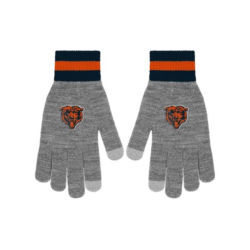 Nfl Chicago Bears Gray Big Logo Glove : Target