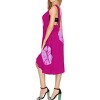 LA LEELA Women's Vacation Wear Casual Sundress Summer Vacation Loose Vacation House Wear Swing Dresses - 2 of 4