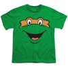 Teenage Mutant Ninja Turtles Michaelangelo Smallile Kids T Shirt For Youth, Kelly Green, X Large - 2 of 4