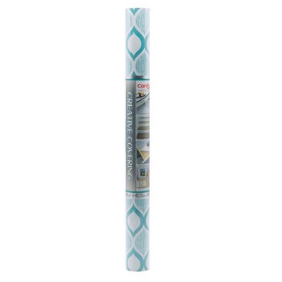 Moderna Blue Creative Covering Shelf Liner - Thumbnail 3