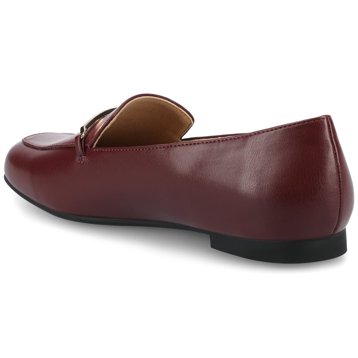 Женские платья Journee Collection Journee Women's Wrenn Medium and Wide Width Dress Flats, Oxblood 6 — фото 7