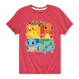 Boys' - Pokémon - Pokémon Squares Short Sleeve Graphic T-Shirt - 1 of 4