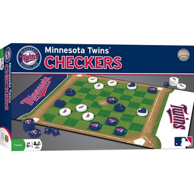 MasterPieces Officially licensed NFL Minnesota Vikings Checkers Board Game  for Families and Kids ages 6 and Up