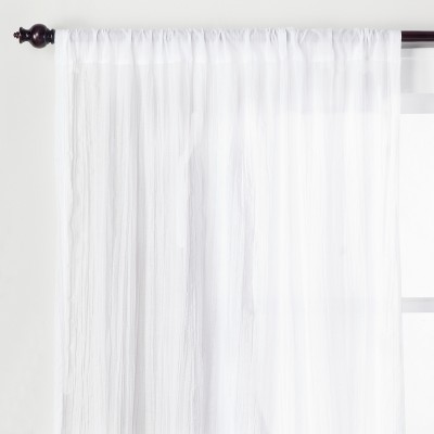 crushed voile curtains