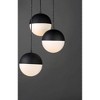 ET2 Lighting Half Moon 3 - Light Pendant in  Black - 2 of 4