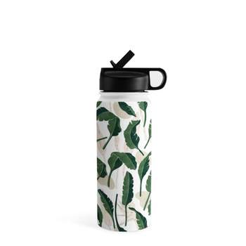 Iveta Abolina Eclectic Checker Check Cream 18 oz Water Bottle with Sport Lid - Society6