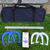 St. Pierre Eagle Tournament Horseshoe Outfit in Nylon Bag (EC5)  - Made in USA - 3 of 4