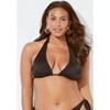 Swimsuits for All Women's Plus Size Elite Triangle Bikini Top - 4 of 4