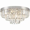 Crystorama Lighting Hayes 8 - Light Flush Mount in  Polished Nickel - 4 of 4