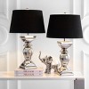 Helen Velvet Table Lamp (Set of 2) - 27.5 Inch Height - LIT4017 - Silver - Safavieh - 3 of 4