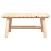 vidaXL Coffee Table, 35.4"x19.7"x16.1", Solid Wood Spruce - 4 of 4