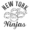 Men's Teenage Mutant Ninja Turtles Distressed New York Ninjas Long Sleeve Shirt - 2 of 4