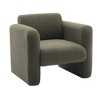 NicBex Upholstered Accent Chair with Back and Pillow,Modern Leisure Chair,Arm Chair for Bedroom,Reading Room - 4 of 4