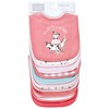 Hudson Baby Infant Girl Cotton Bibs, Girl Farm Animals, One Size - 2 of 4
