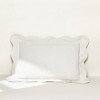 Lush Décor Coastal Chic Scalloped Edge Pillow Cover Light Gray/Off White - 2 of 4