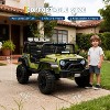Jojoka 24V 2-Seater Kids Ride On Truck, Electric Car w/ Remote, 4WD, LED Lights, Music, 7Ah Battery & 2 Speeds - 3 of 4