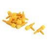 Unique Bargains Aquarium Air Line Tubing Volume Flow Control Valves Outlet Yellow 10 Pcs - 3 of 3