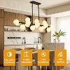 BAOURE Mid Century Modern Sputnik Chandelier, 16-Light Chandeliers over Table, Linear Chandelier Dining Room Light Fixture - 3 of 4