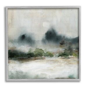 Stupell Enigmatic Foggy Mountain Landscape Framed Giclee - 1 of 4