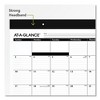 Monthly Refillable Desk Pad, 22 x 17, White Sheets, Black Binding, Black Corners, 12-Month (Jan to Dec): 2025 - 2 of 4
