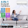 35000 BTU 4-Zone Mini Split Air Conditioner and Heat Pump System, 19 SEER2 with 4 x 12,000 BTU Indoor Units,208-230V,Smart Control - 4 of 4
