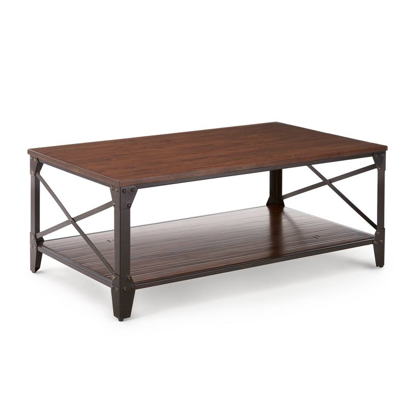 Winston Cocktail Table Rustic Cherry - Steve Silver, 3 of 6