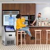 SOZT 13.8in.Commercial Ice Maker 100 lb./24 H Stainless Steel Freestanding Ice Maker Machine with Full Cube Production - 3 of 4