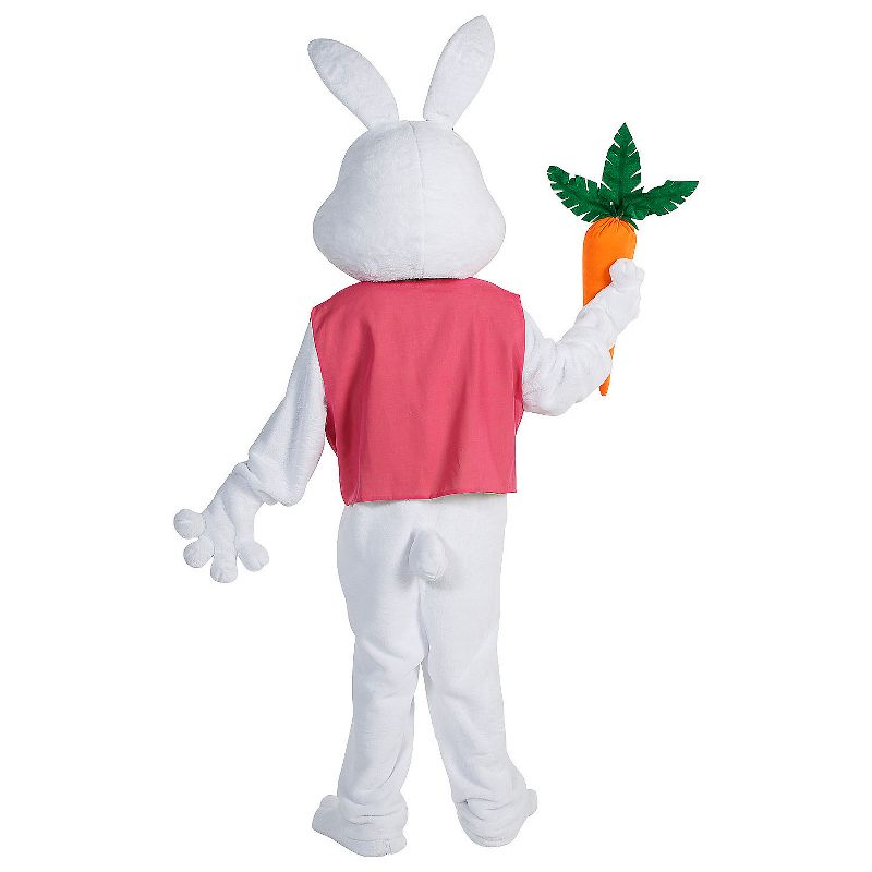 Halloween Express Women's Easter Bunny Jumpsuit with Headgear Costume - One Size Fits Most - White, 2 of 5