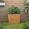 vidaXL Planter Rusty Corten steel Medium Heavy Weight Endurance - 2 of 4