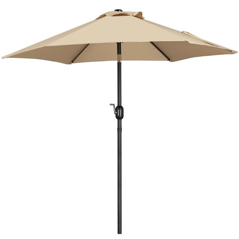 Yaheetech 7.5 Ft Patio Umbrella Market Umbrella For Garden, Backyard ...