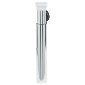 vidaXL In-Ground Parasol Base for 1.6"-2" Pole Silver Aluminum - 1 of 4
